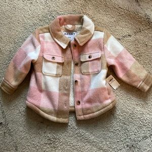 Old Navy Toddler plaid fleece jacket